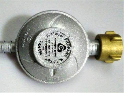 Gas reducer marking