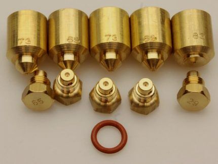 Hob nozzle set