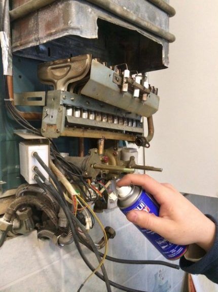 Gas water heater maintenance