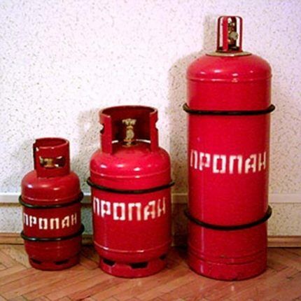 Propane-butane cylinders