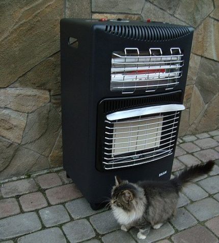 Cuisinière au gaz à aire ouverte