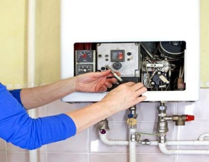 Gas water heater maintenance