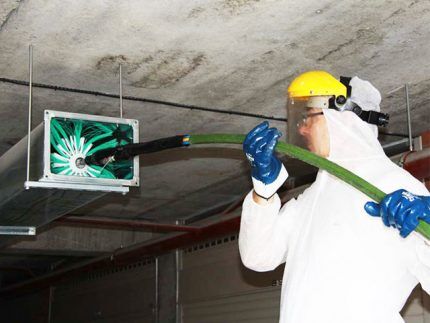 Cleaning ventilation ducts