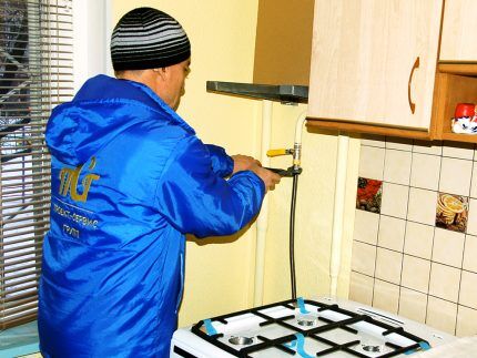 Installation professionnelle d'équipements à gaz