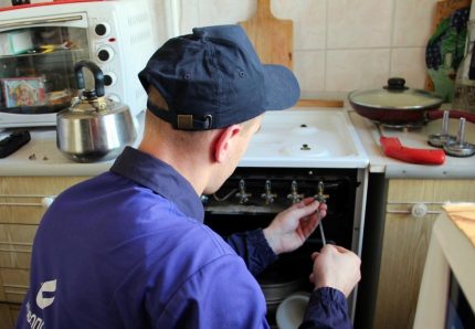 Gas stove inspection