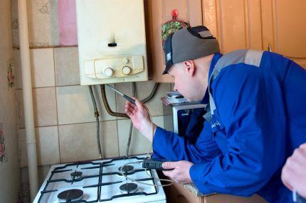 Désactiver une vieille cuisinière à gaz