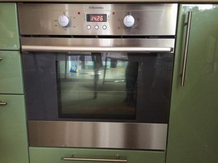 Gas convection oven