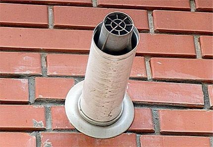 Coaxial chimney