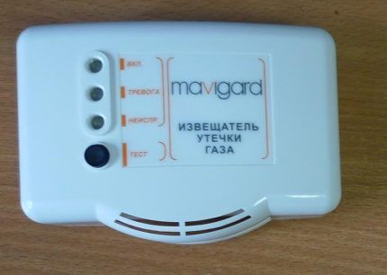 Batteridrevet gassensor