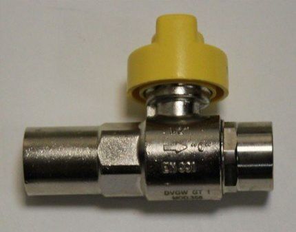 Pointer on thermal shut-off valve