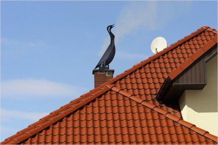 Deflector weather vane