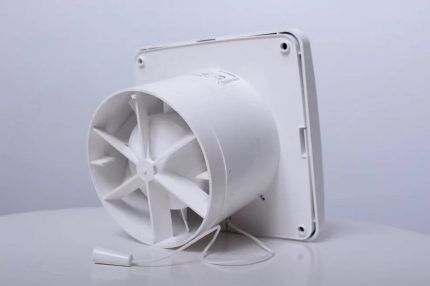 Fan for forced ventilation