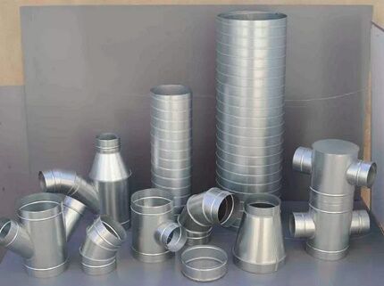 Elements for assembling air ducts