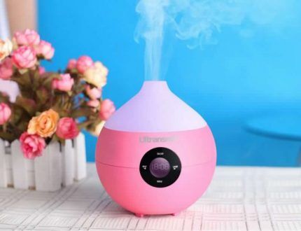Air humidifier with scent