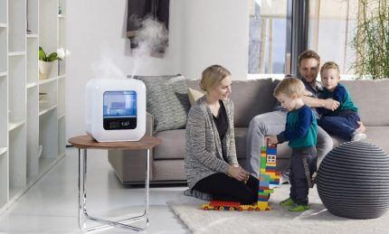 Air humidification in the nursery 