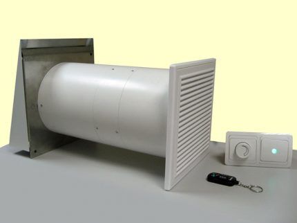 Fan for wall valve 