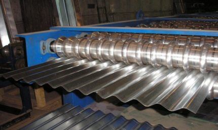 Round wave corrugated sheet