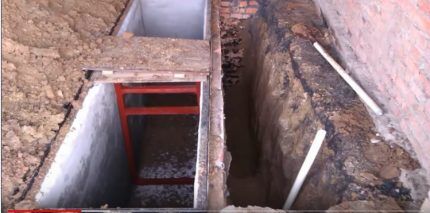 Waterproofing inspection pit 