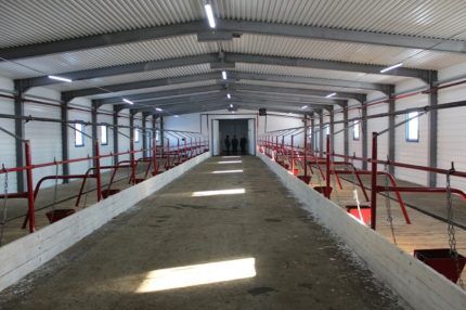 Natural ventilation of the barn