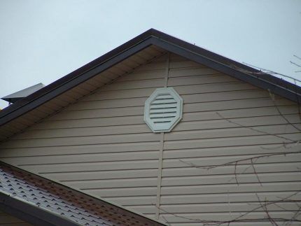 Gable ventilation