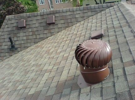 Turbine roof aerator