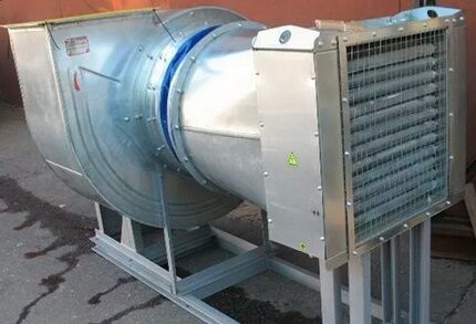 Ventilation unit with heater