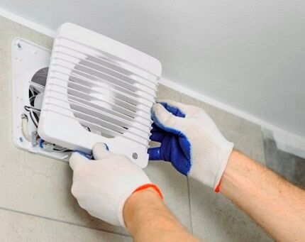 Installing a fan in a bathroom hood