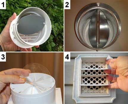 Types de clapets anti-retour pour la ventilation