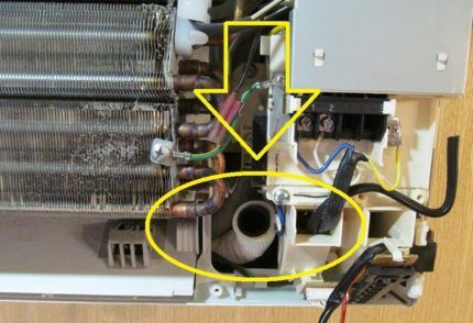 Air conditioner drain system