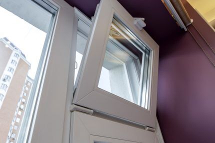 Window for ventilation