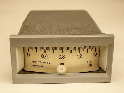 Pressure meter for air