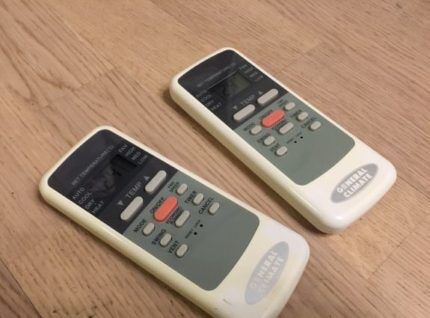 Air conditioner remote control