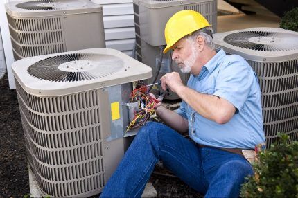 Maintenance of the external heat pump unit