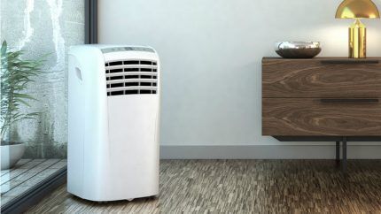 Floor-standing air conditioner for work in the country 