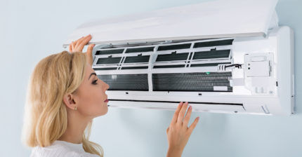 Turning off the air conditioner