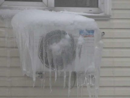 Verkeerd inschakelen in de winter