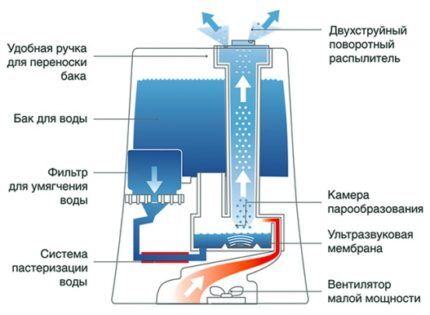 Sơ đồ thiết bị siêu âm 