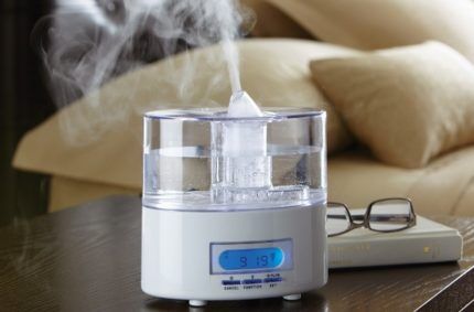 Humidifier with large tank