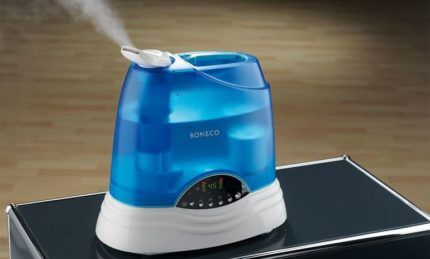 Funcionament de l'humidificador de vapor