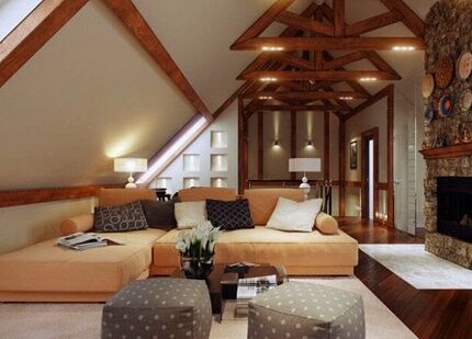 Arranging an attic for living