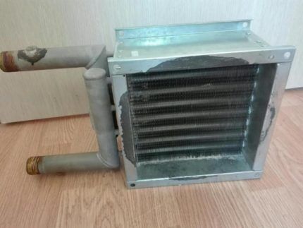 Aquecedor de água para ventilação