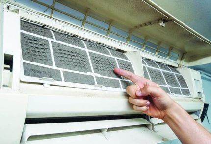 Air conditioner air filters