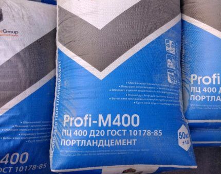 Dry mixture Portland semento para sa screed