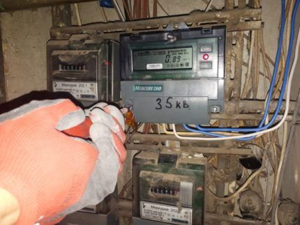 Meter installation