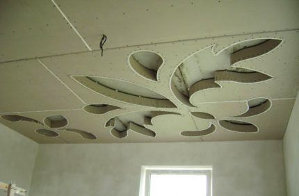 Shaped cutting of drywall