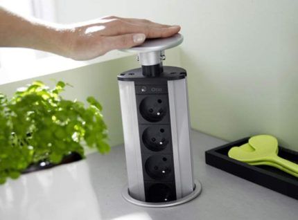 Module pour prises dans la cuisine