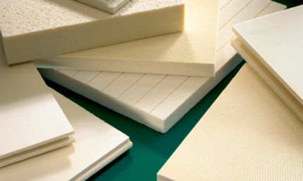 Different types of foam