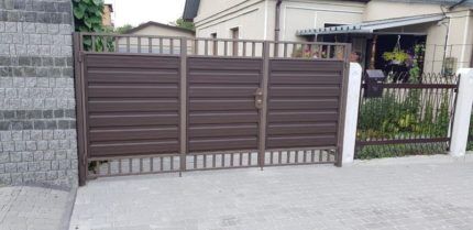 Modern swing gates