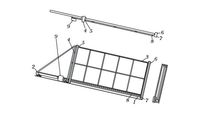 Sliding gate device