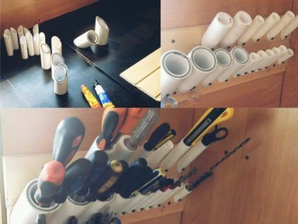 Plastic pipe storage system